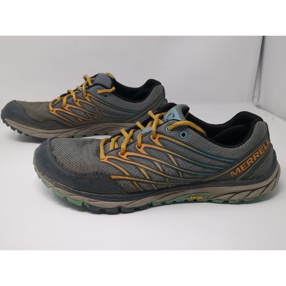 Merrel Womens Bare Foot‎ Access Trail Shoes Running Gray Orange Size 8.5 J01622 - Picture 4 of 10